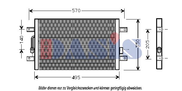 AKS DASIS Lauhdutin, ilmastointilaite 082013N